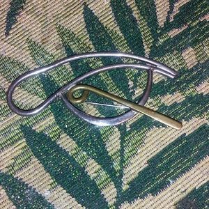 Sterling silver either musical note or eye of ra